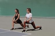 Forward lunges (Image via Pexels/Maximo Goncharenok)